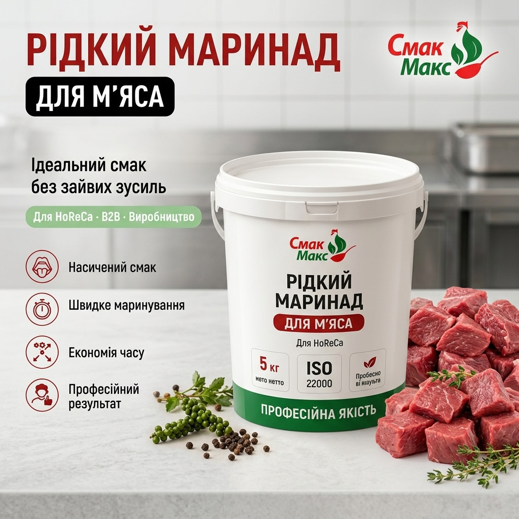 Рідкий маринад ТМ Смакмакс