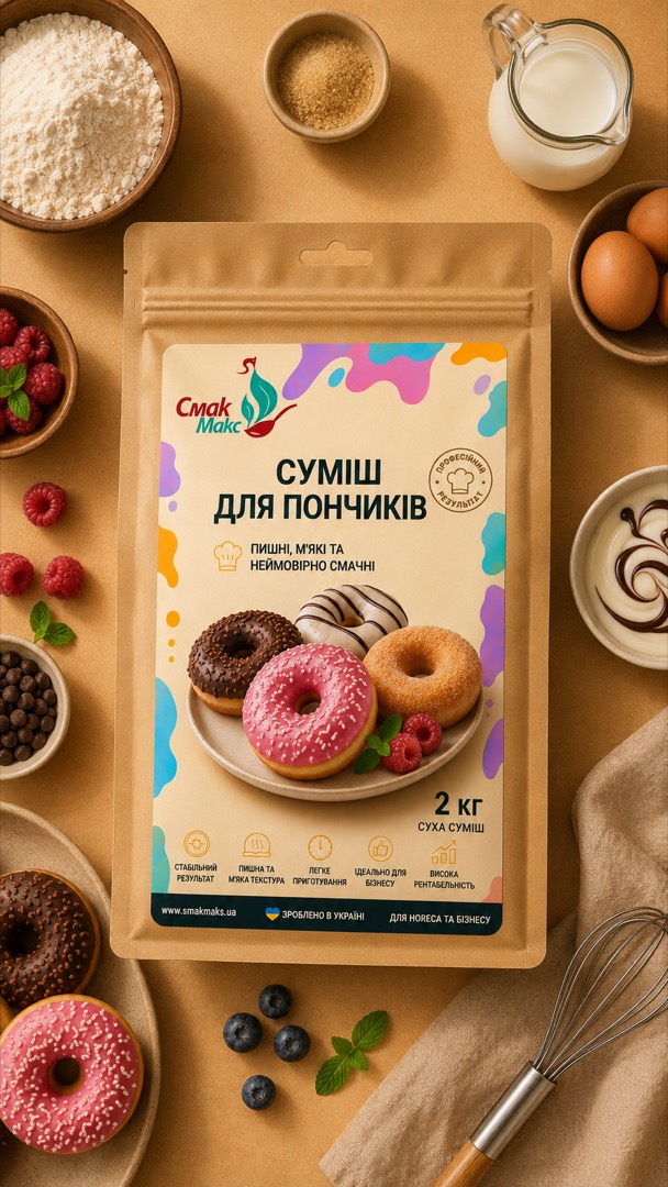 Пончики ТМ Смакмакс
