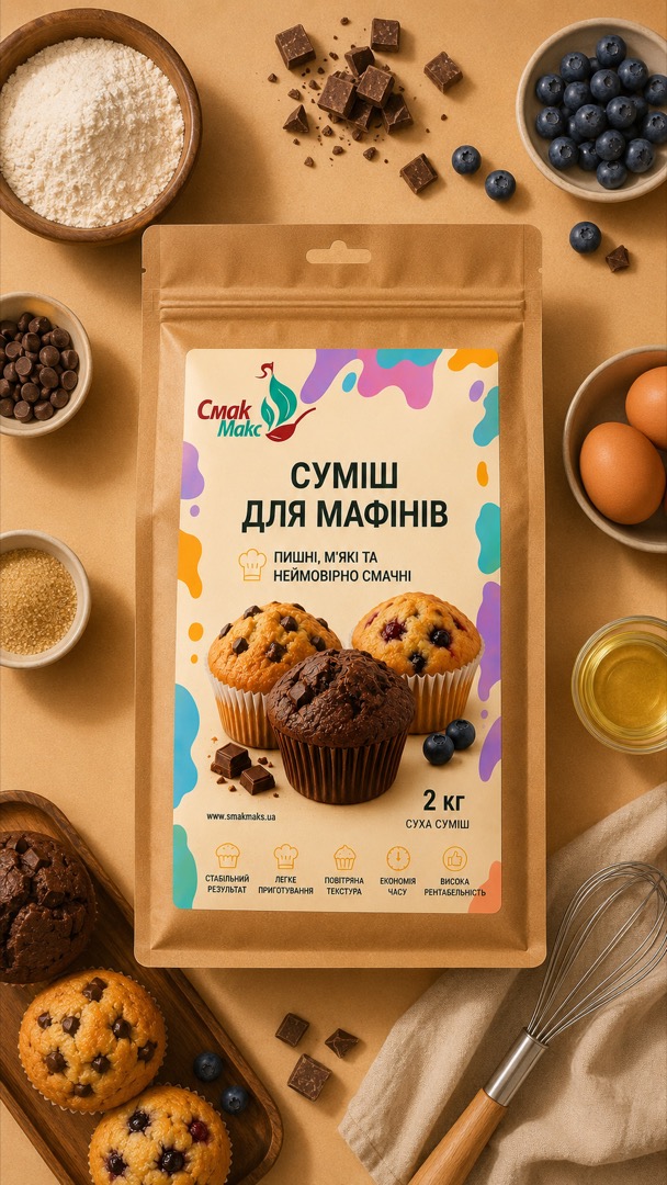 Суміш для класичних мафінів HoReCa